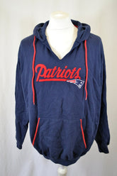 Retro 80's 90's Vintage Patriots NFL Hoody